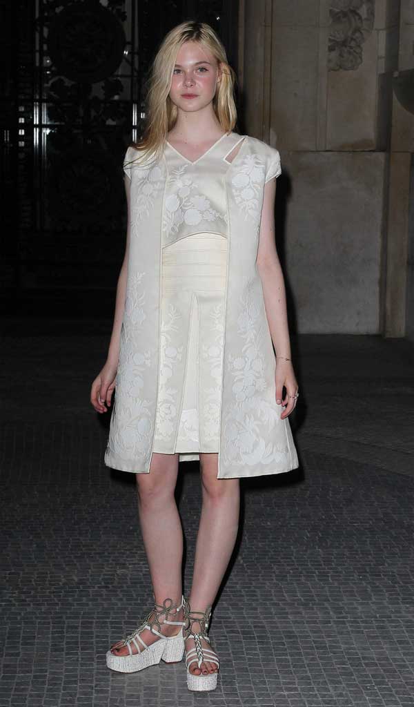 Elle Fanning Cocktail Dress | Celebrities style