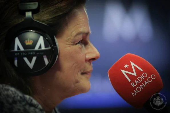 Princess Stephanie of Monaco took part in a radio program dedicated to the fight against HIV/AIDS 