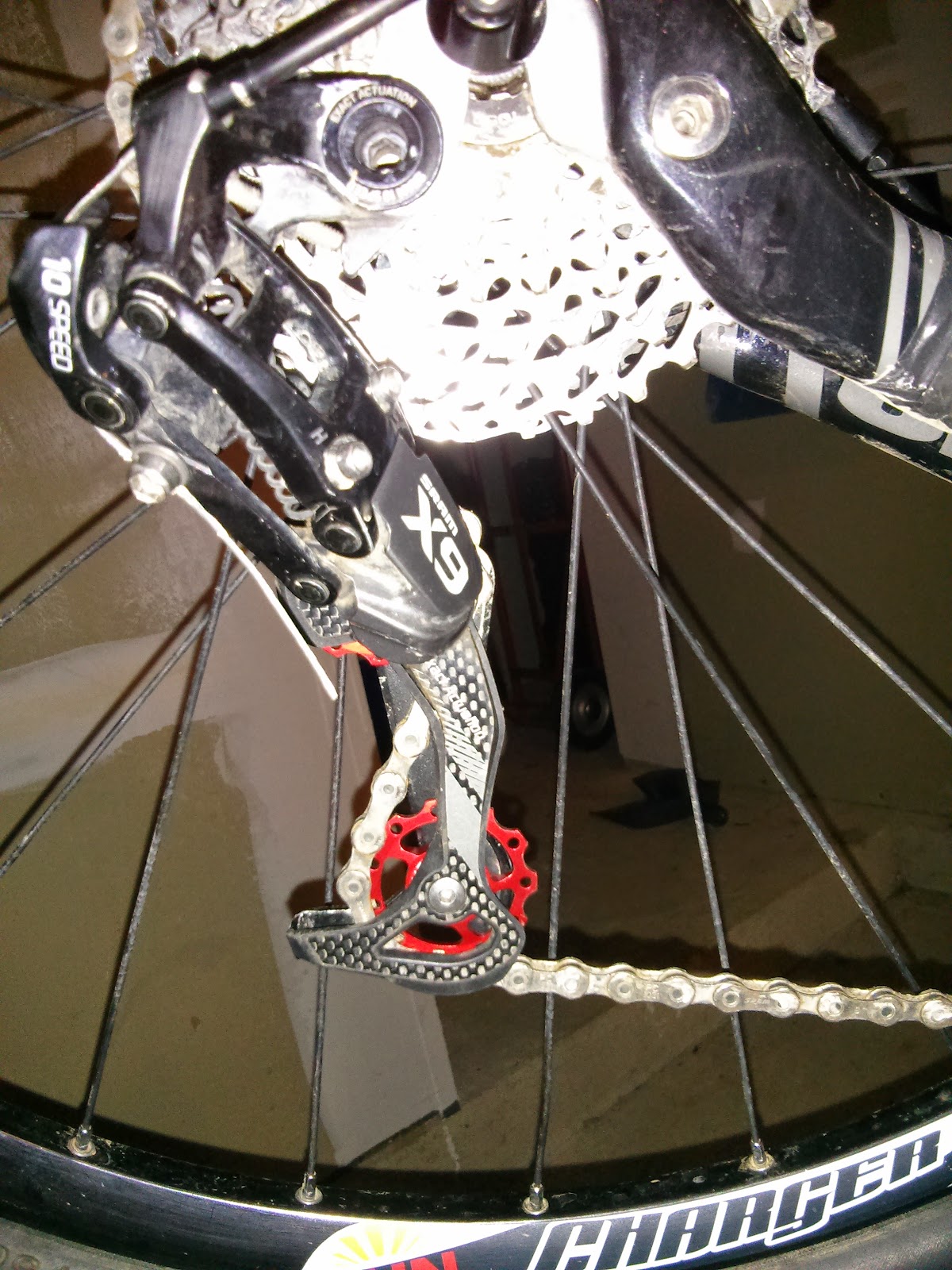 Lerway AEST Aluminium Jockey Wheel Matt on bikes