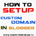 How to setup custom domain in blogger