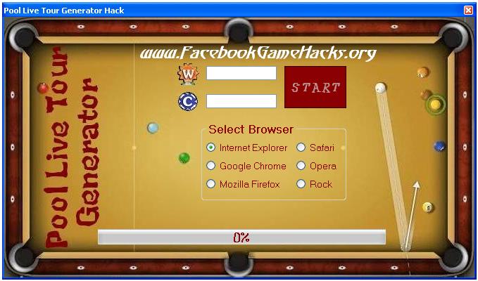 Download Pool Live Tour Hack 2012 Free