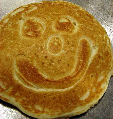 Pancakes Smiley Face