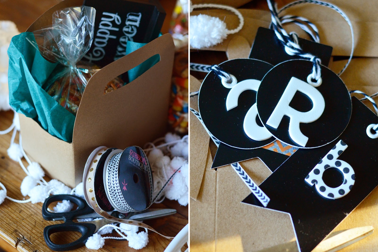 natalie creates girls' weekend fall goodie bags + fall candy mix recipe