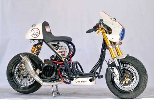 Modifikasi Honda Vario Cafe Racer, Pengantar ke Jepang ~ Aspal Only