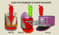 TOPI MAYORET DAN PEMAIN DRUMBAN MARCHING BAND