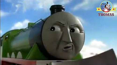 Thomas and friends Henry the green engine clearing the Island of Sodor railway express line snowfall