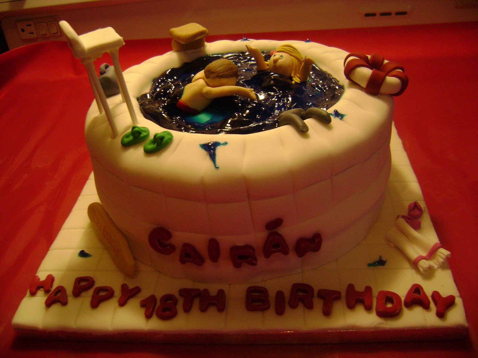 MaryMel Cakes Lifeguard cake