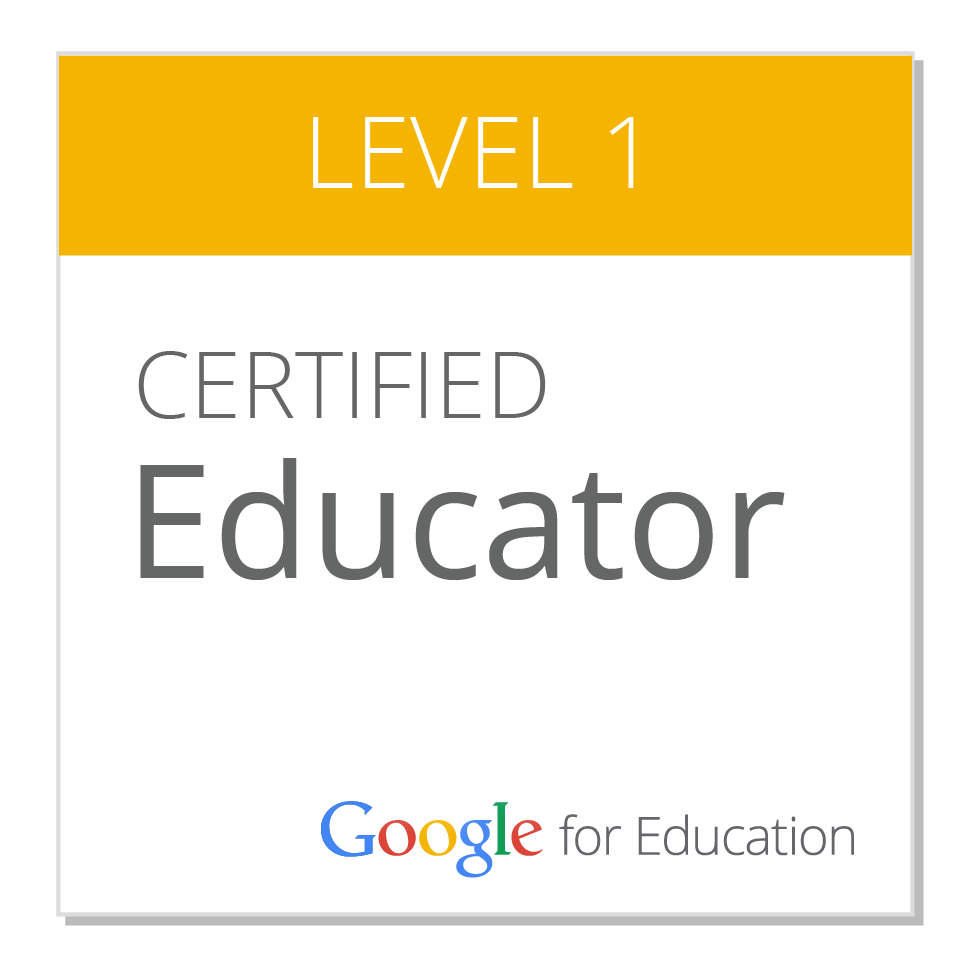 Google Certified Educator Level 1
