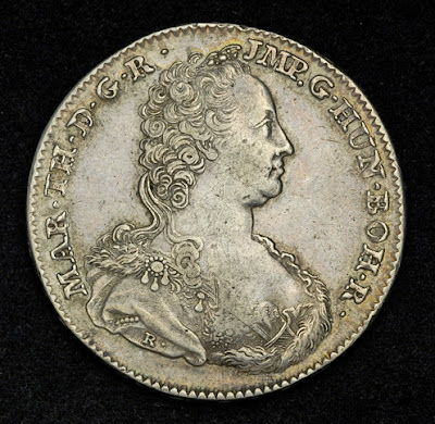 Maria Theresa Thaler Ducaton silver coins