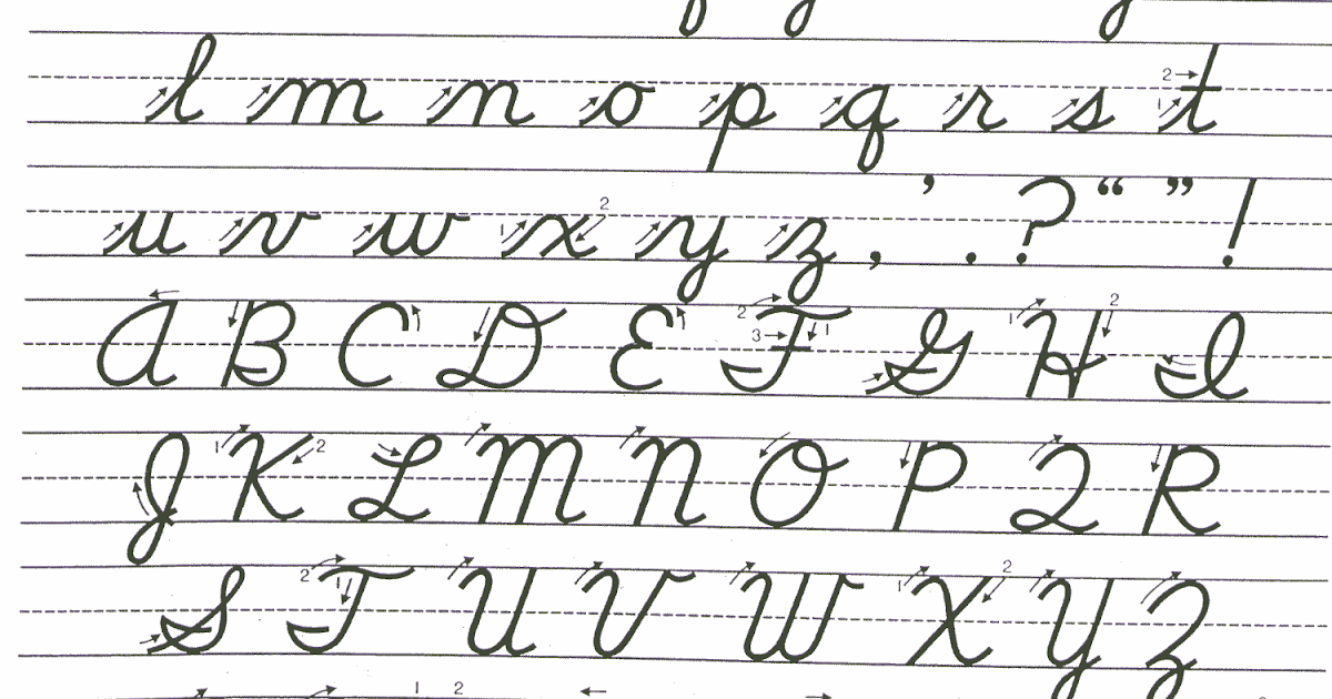 How to write n in cursive picture