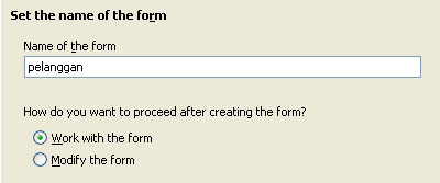 Cara Membuat Form di Openoffice Base Cara Membuat Form di Openoffice Base