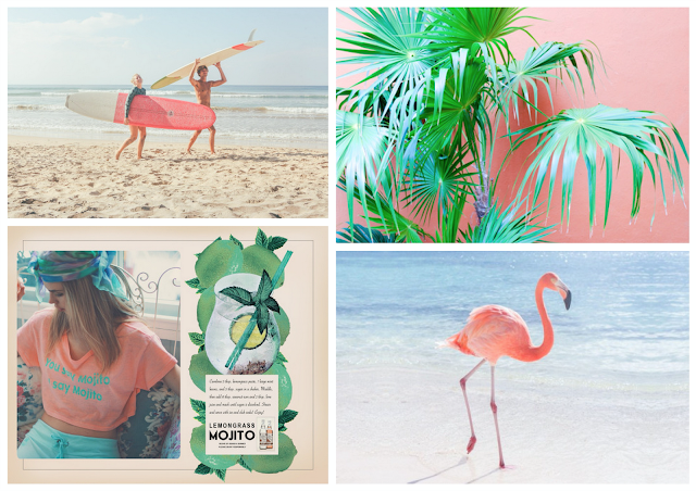 flamingo pink,rose,royal hawaiian hotel,flamand rose,inspiration,moldboard,the mood