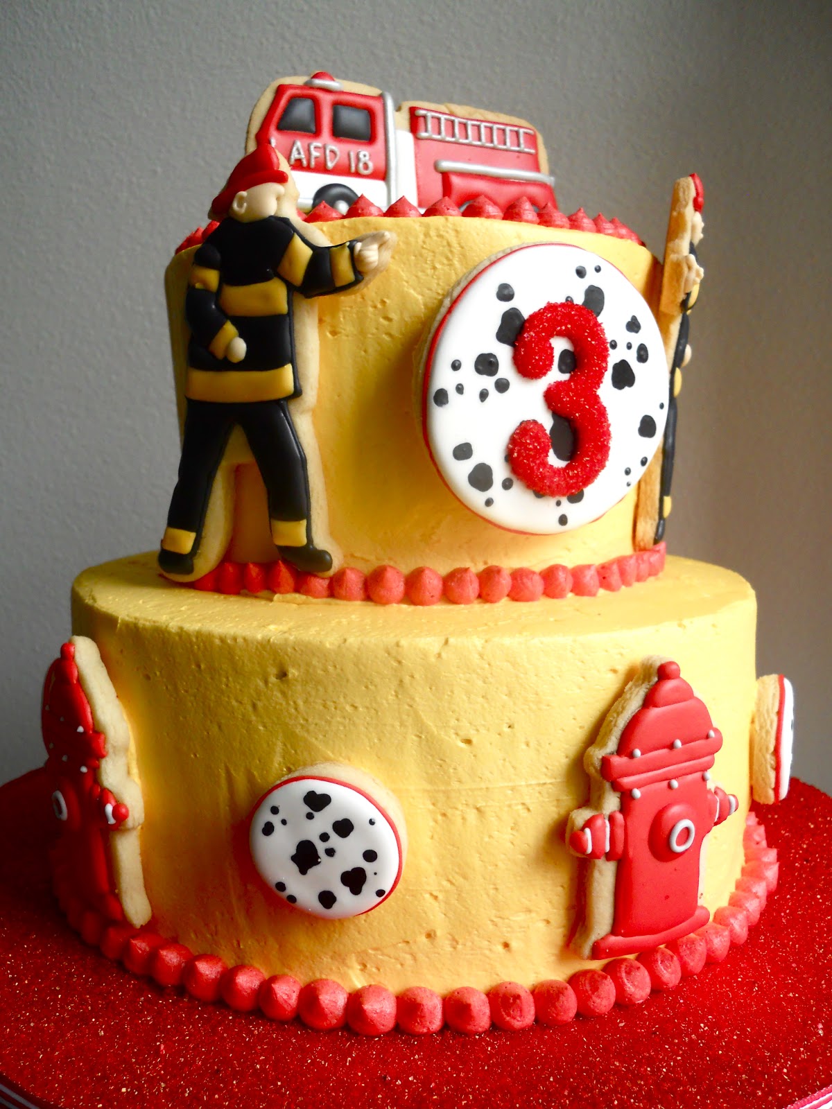.Oh Sugar Events: Fireman Cake