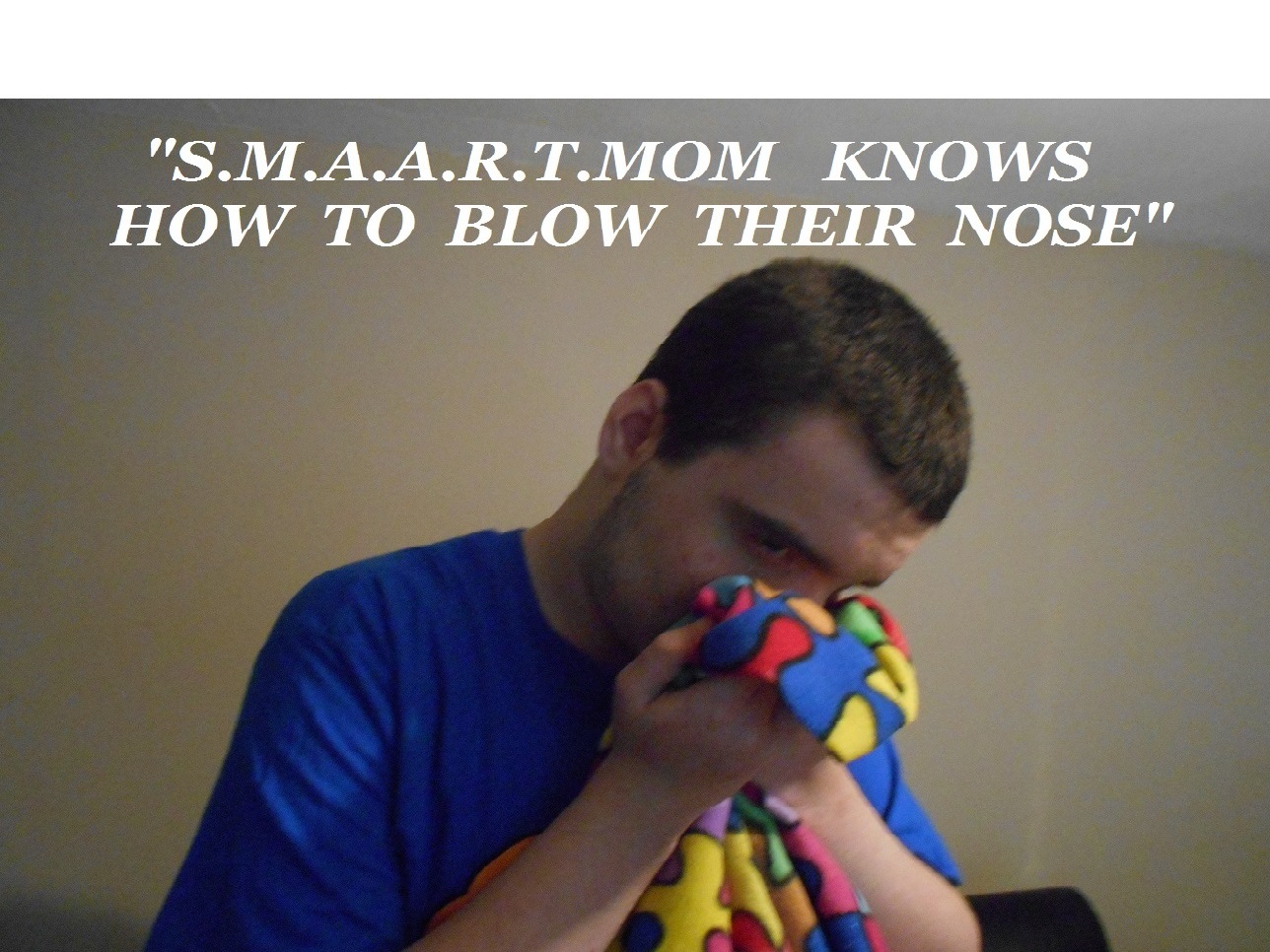 "Click-On  Dustin Blowing his Nose to Watch Video"