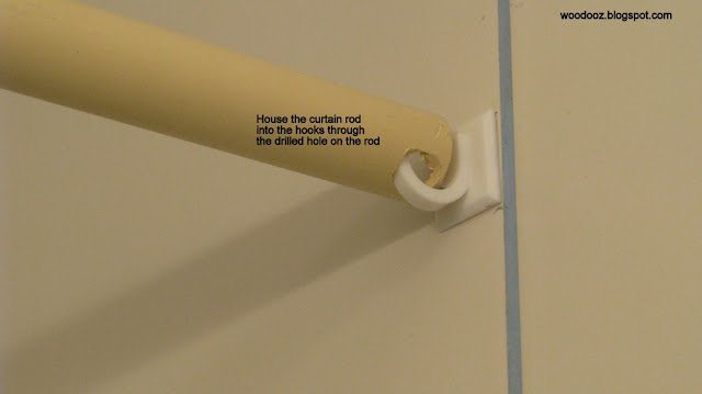 Drill hole on rod