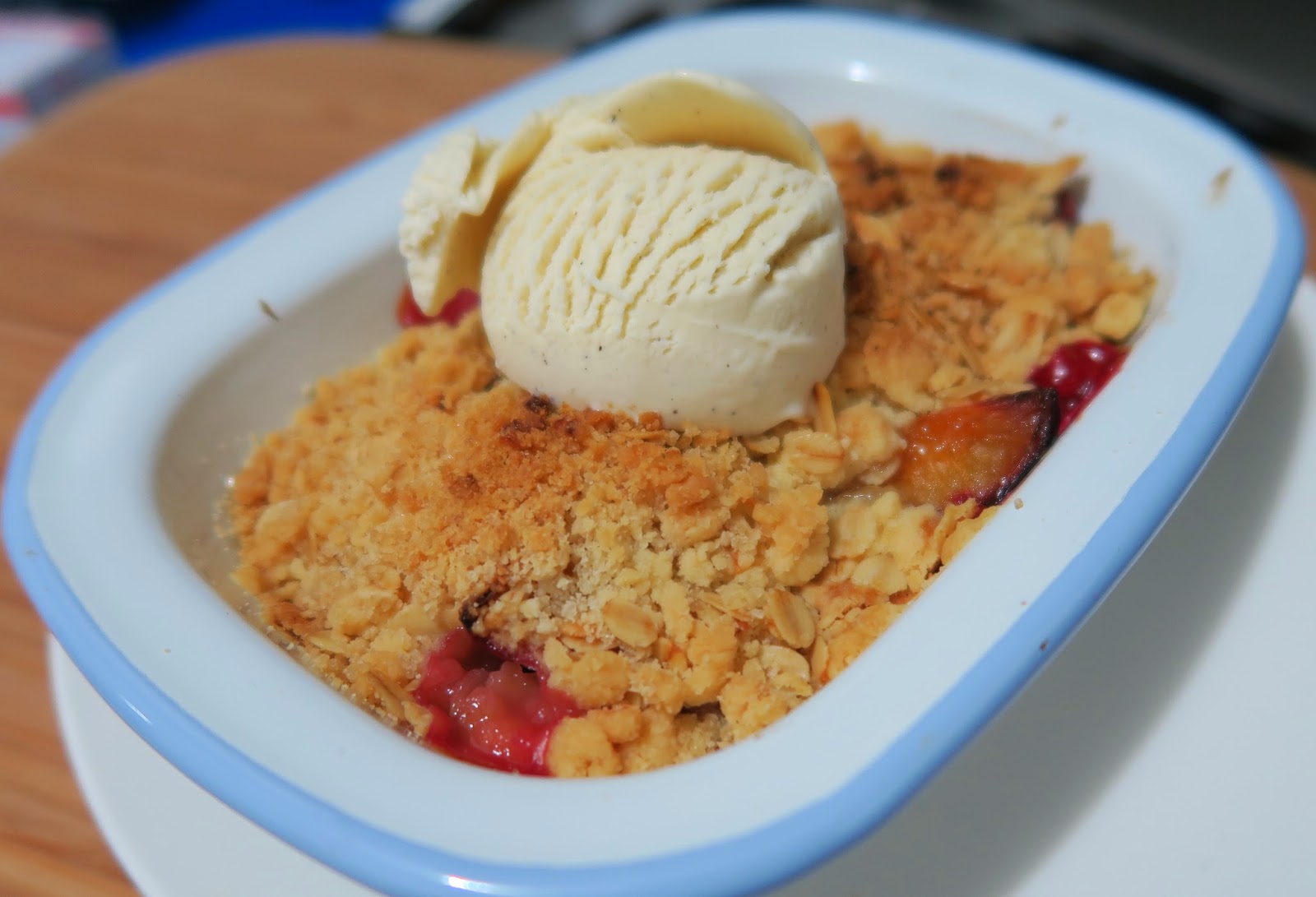 Salt Sugar I Plum Crumble For Two