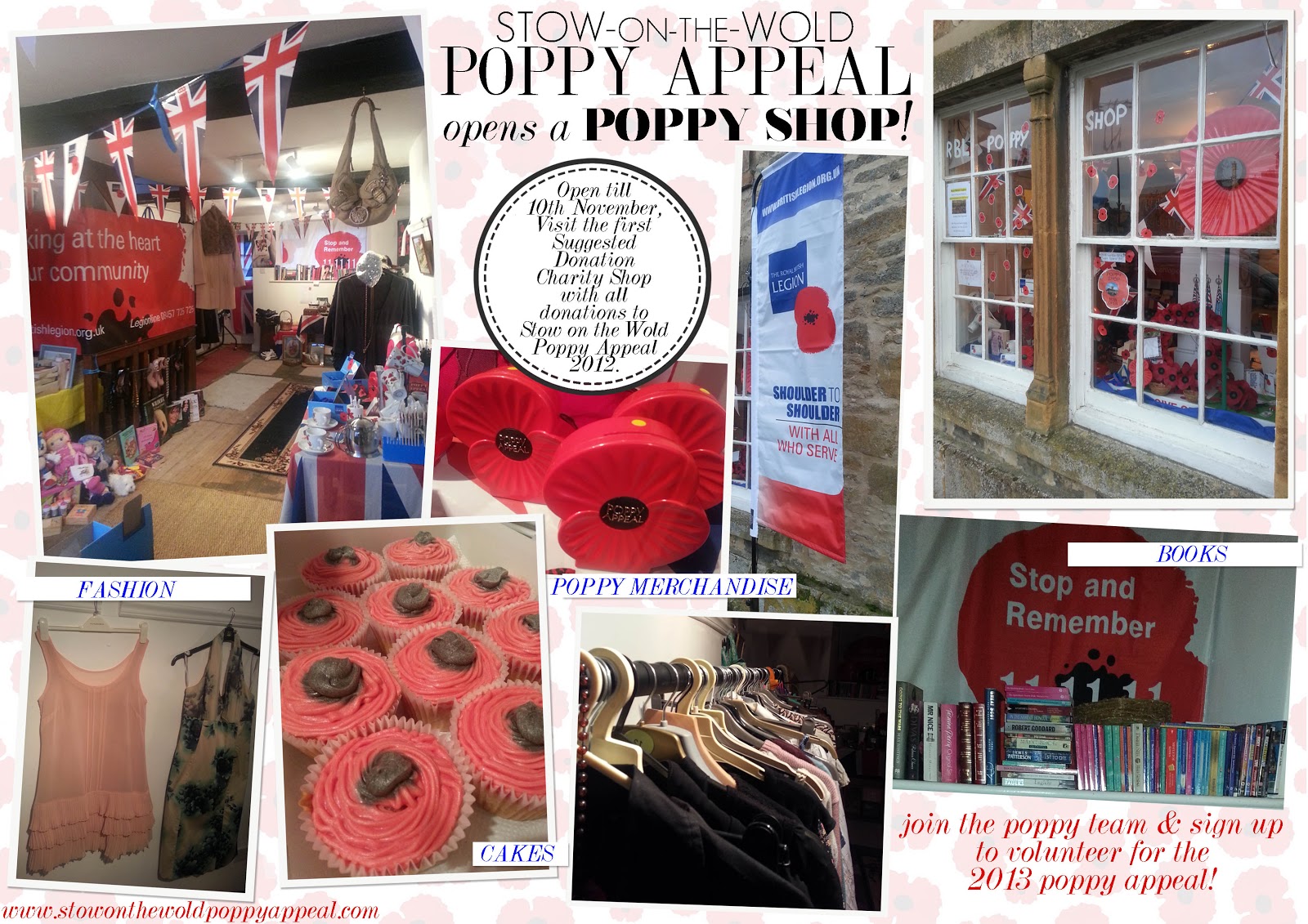 The First Suggested Donation Poppy Shop in Stow Stow on the Wold