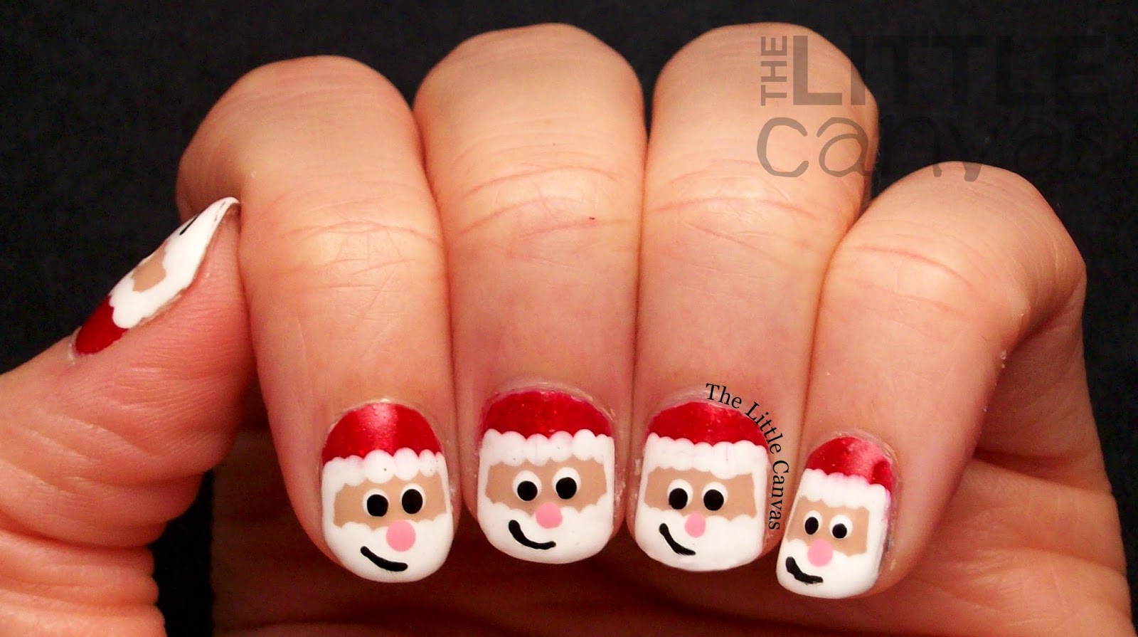 1. Santa Claus Toe Nail Design - wide 3