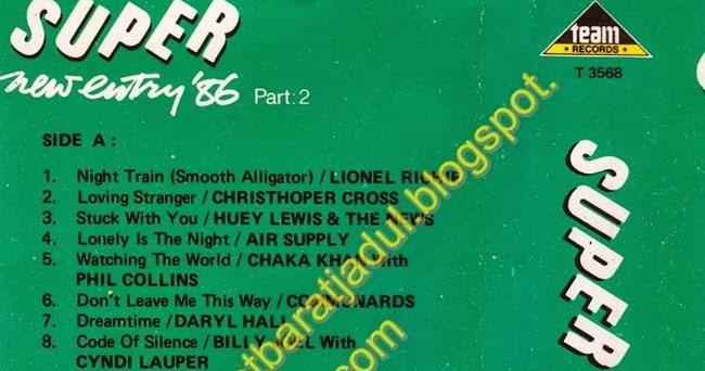 Kaset Barat Jadul (KaBar Dul): Super New Entry '86 Part 2 (Team Records)