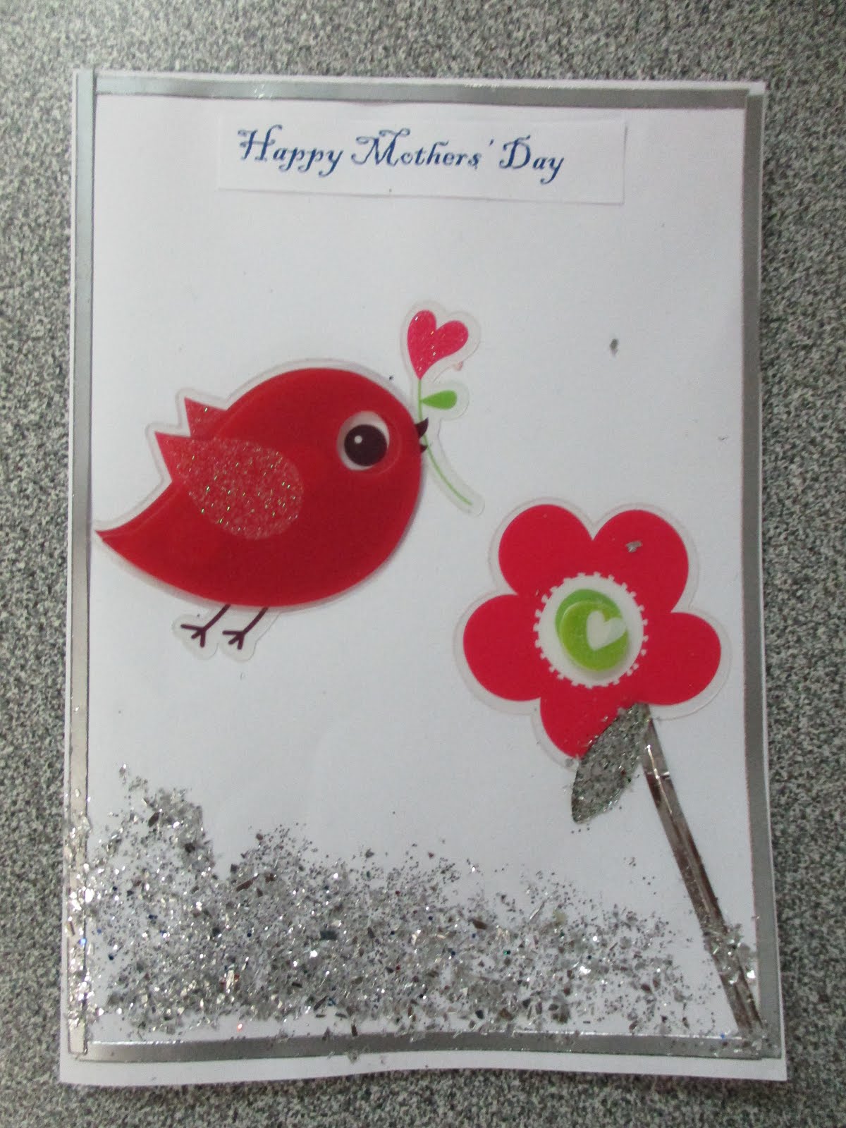 I enjoyed making my Mother's Day card.