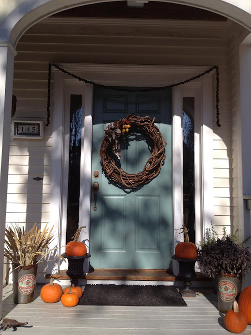 Handcrafted holiday wreath