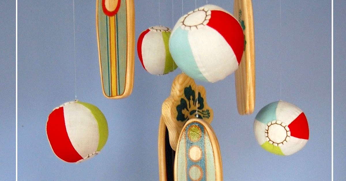 OUToftheBOXcalifornia surf decor for a baby nursery or child's room