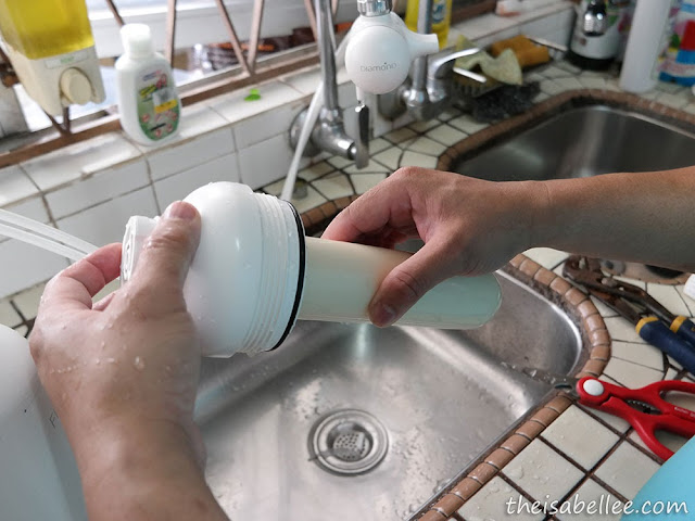 How to remove DIAMOND Coral Water Filter A for cleaning