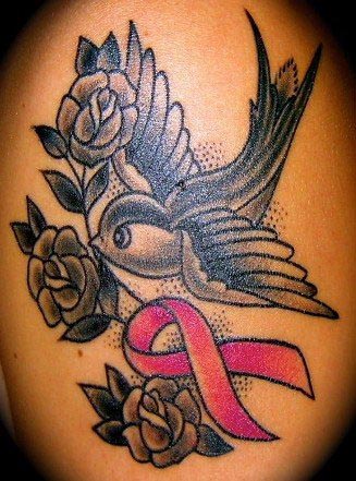 Cancer Ribbon Tattoos