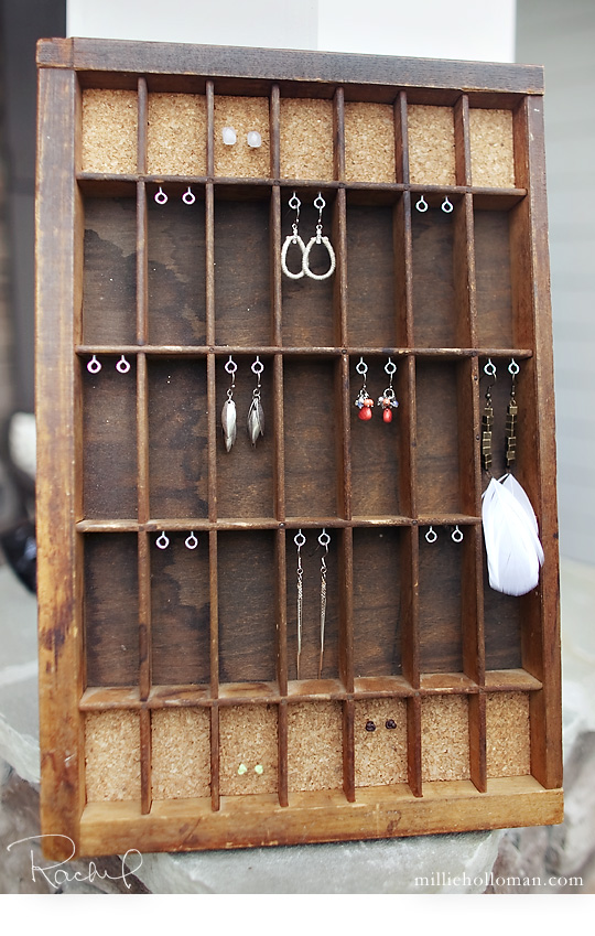 Barker House Love DIY earring holder