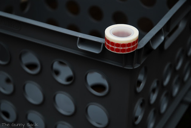 Washi Tape On Crate