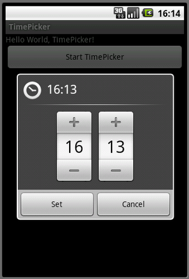 TimePicker - how to set 24 hour view, or AM/PM.