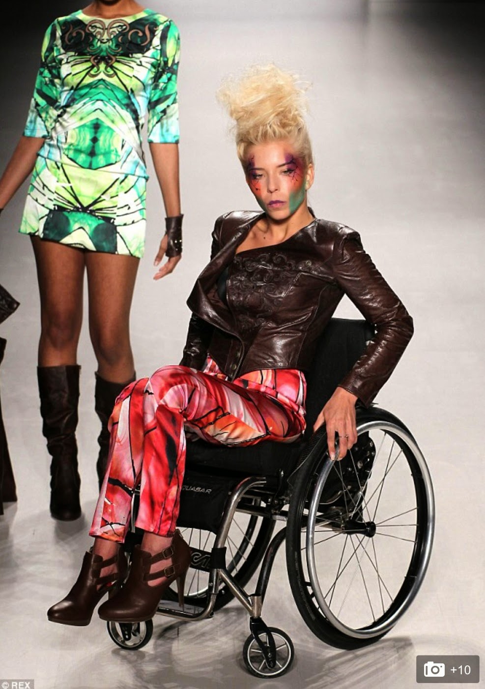 SHE INSPIRED HER Beautiful Disabled Female Models hit the Runway at