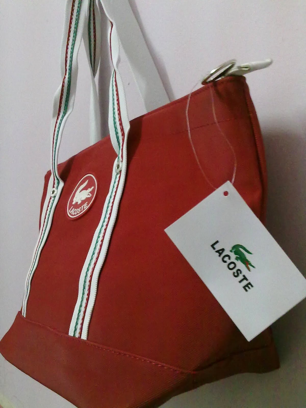 Lavida's Collection v2 Lacoste Red Shopping Bag RM50.00