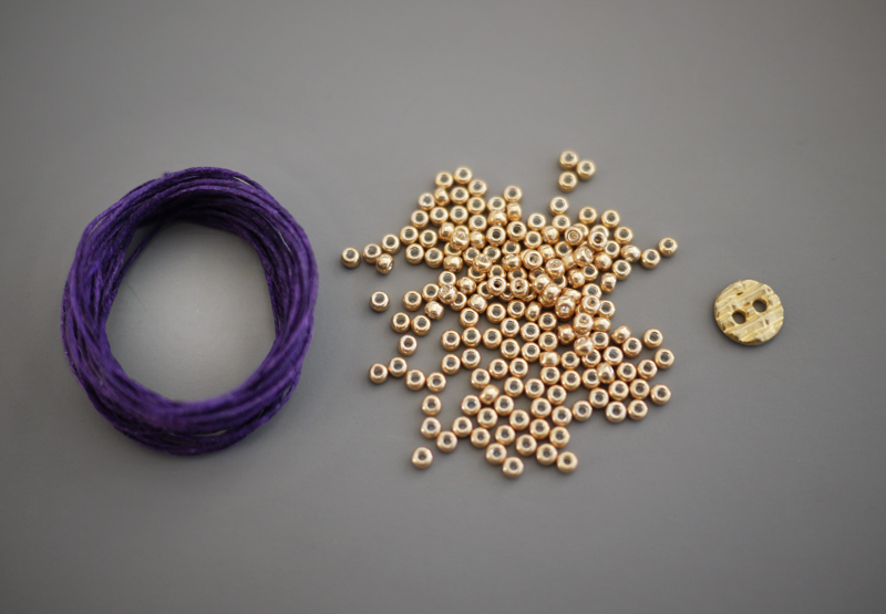 L. KNAFO Do It Yourself DIY Braided Bead Bracelet // BY Honestly