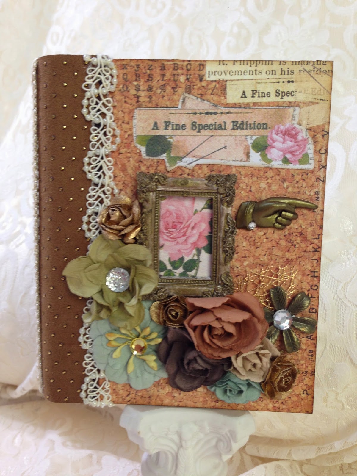 Gaby Edel Designs: ALBUM VINTAGE: COFFEE BREAK -TUTORIAL