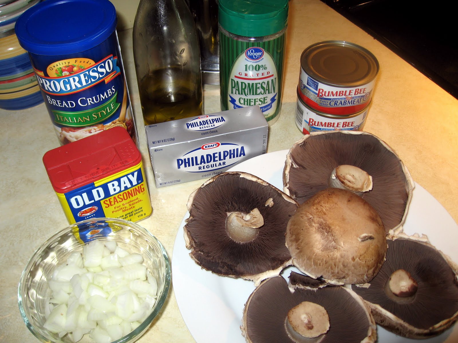 CrabCake Stuffed Portobello Mushrooms Tutorial The Virtuous Wife
