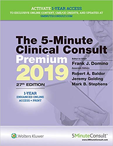 13-The 5-Minute Clinical Consult Premium 2019 (The 5-Minute Consult Series) – 27th Edition