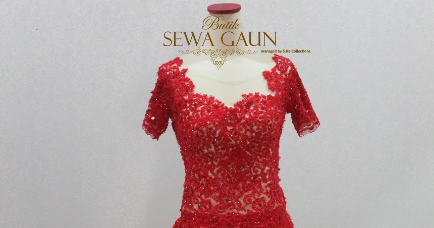 gaun pengantin merah