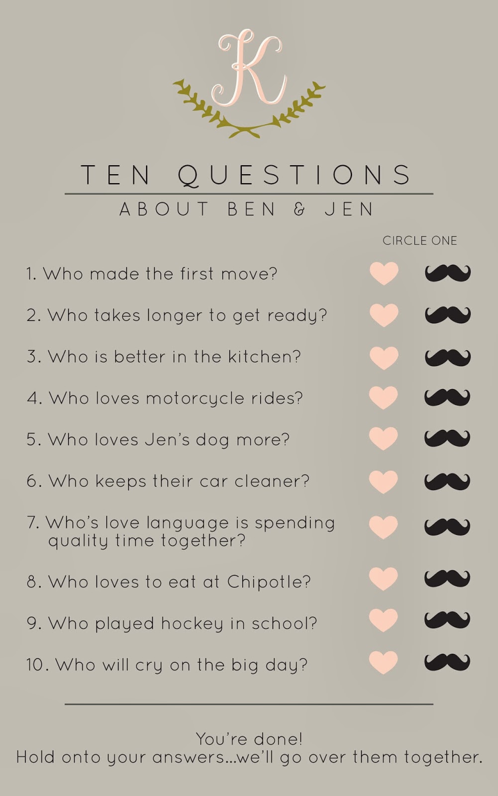 And a few more I created but we didnt actually use: