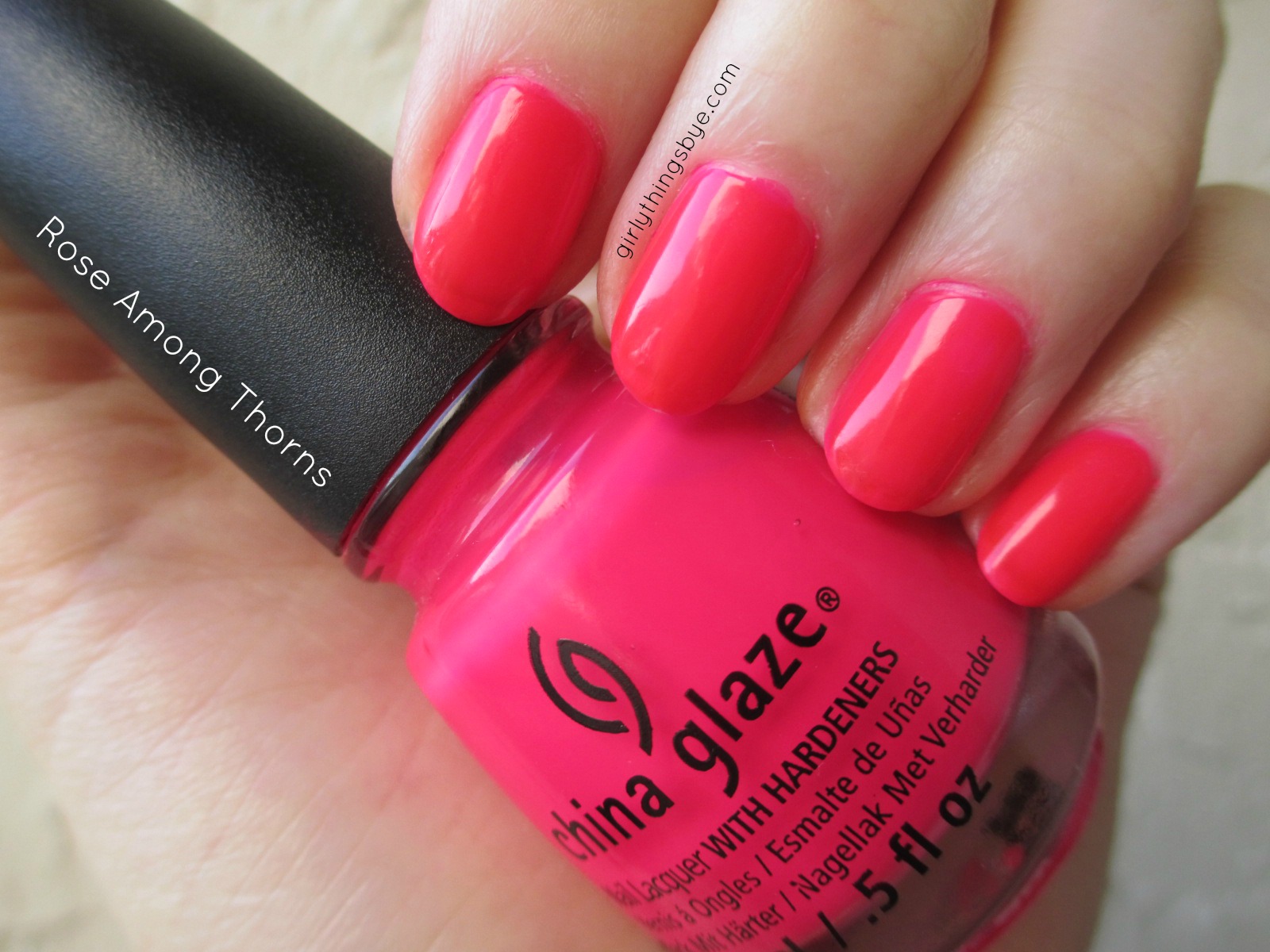 4. China Glaze Nail Lacquer in "Rose Among Thorns" - wide 4