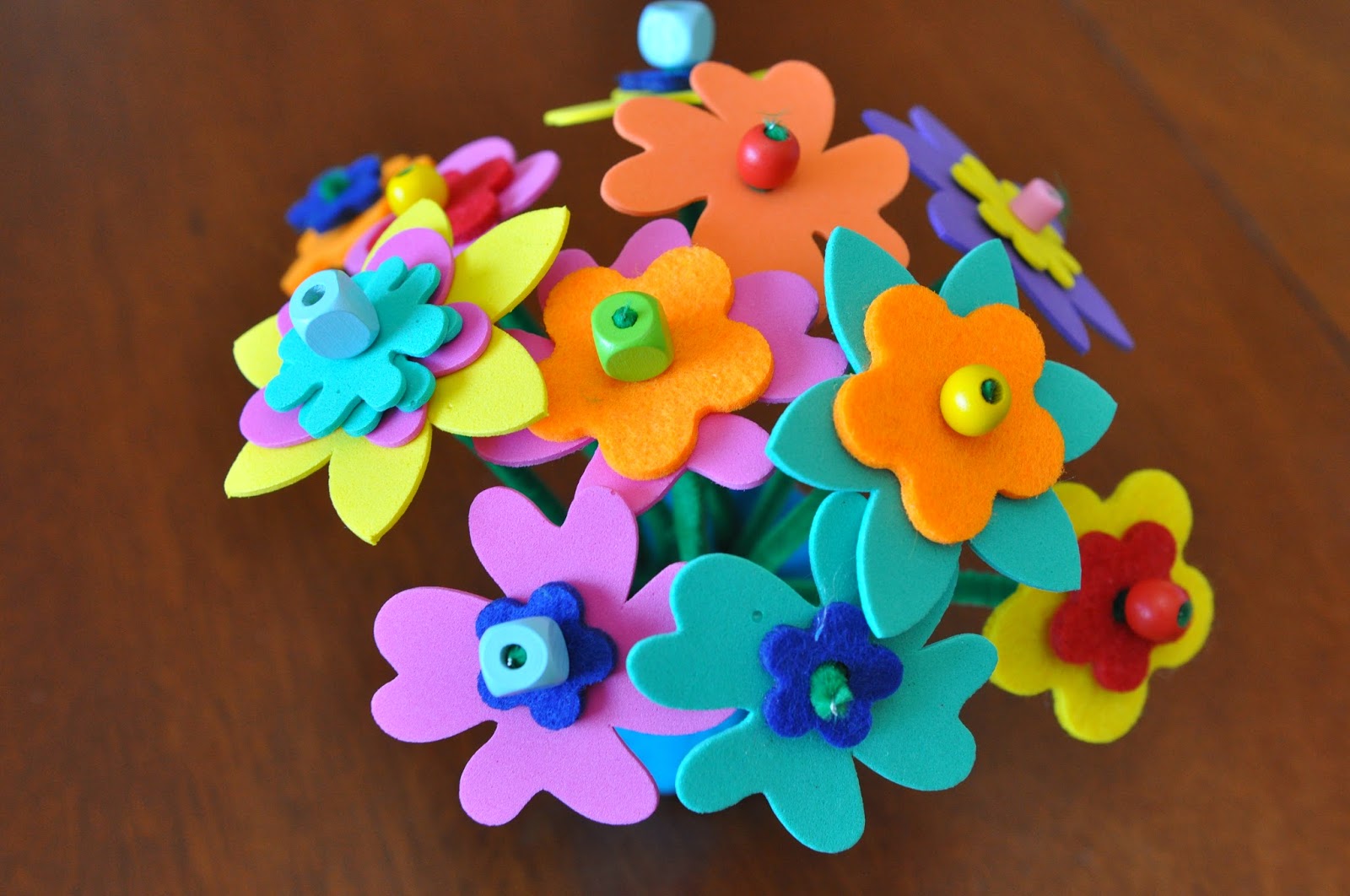 Creative Projects for Kids Bouquet in PlayDoh Vase