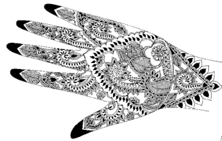 mehendi Mehndi is the application of henna as a temporary form of skin decoration in India, Pakistan, Nepal and Bangladesh as well as by expatriate communities from those countries.ehendi design pictures,photos,stills,wallpapers,desktop,mobile wallpapers download
