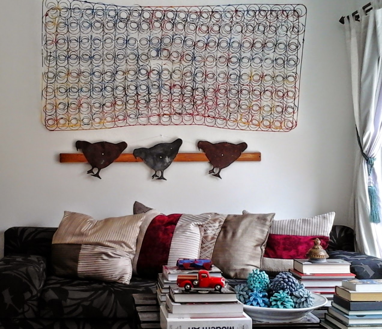 DECORATING WITH MATTRESS SPRING (UPCYCLE ) BY MIABO ENYADIKE