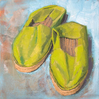 My Things, Green Espadrilles by Liza Hirst