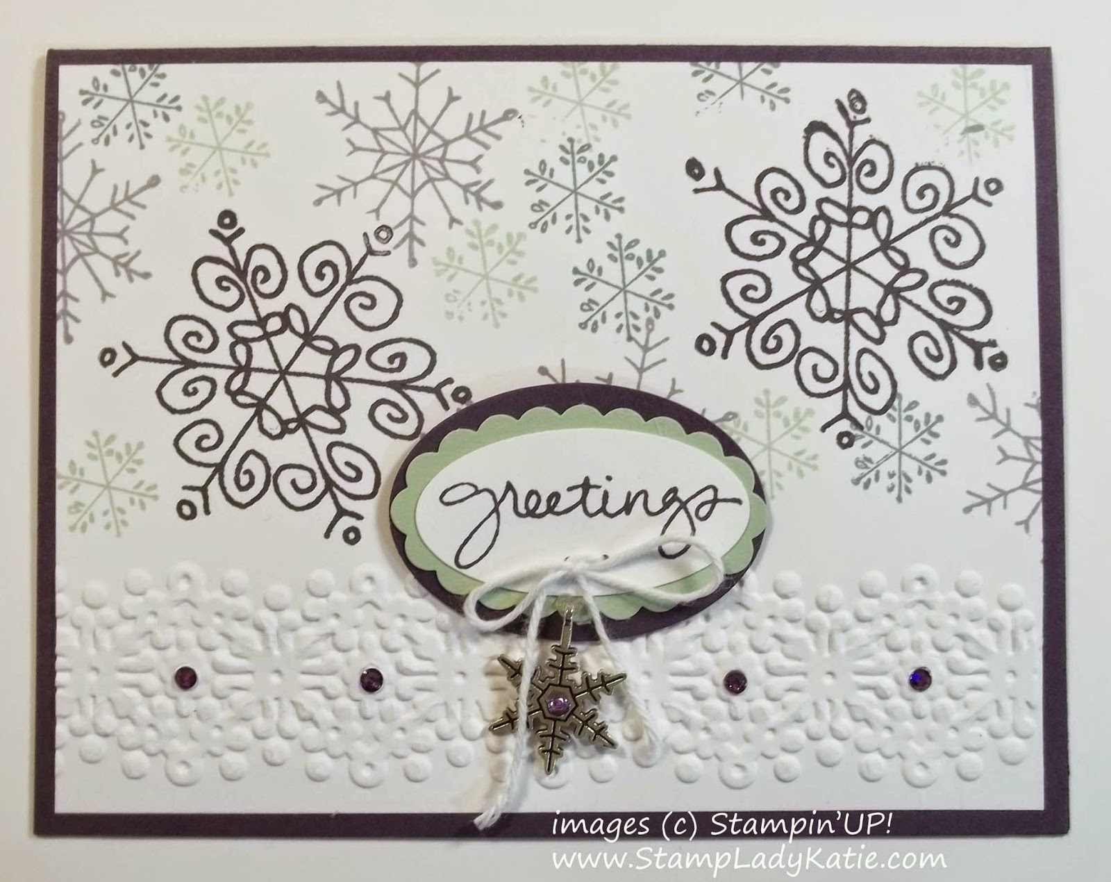 Winter Card made with Stampin'UP!'s Endless Wishes Stamp Set