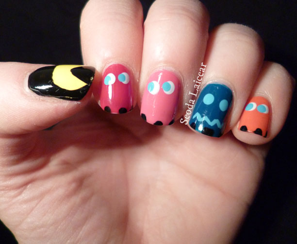 Essex beautician spots client's nail stripe as skin cancer Seoda Laicear: Nerdy Nails Issue 2: Pac-Man!