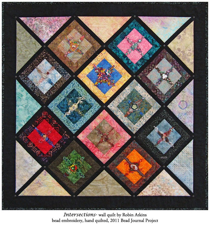 Beadlust Beading + Quilting a Happy Marriage!