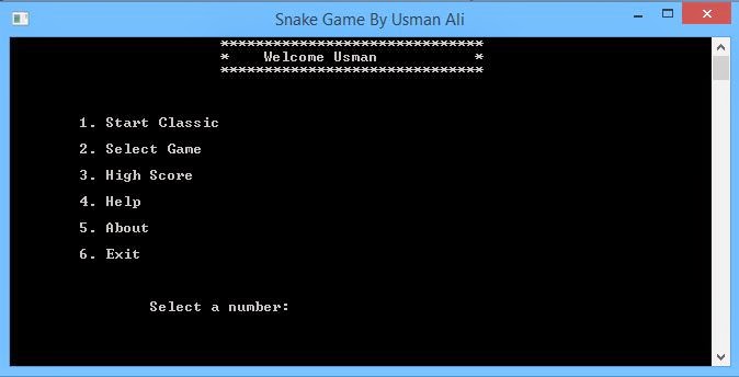 Usman Ali Snake Game