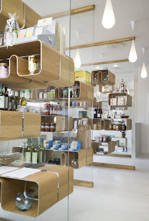 In Design Magz: Modern store with cafe and restaurant design ideas