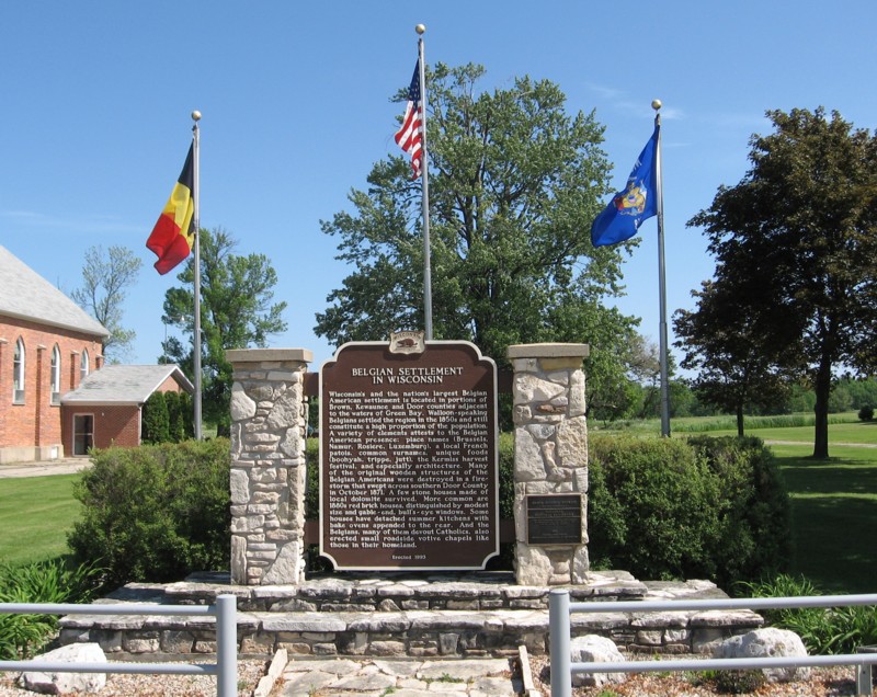 Road Trips! Namur, Wisconsin Belgian Settlement Marker
